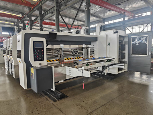 Liheng Inline Flexo Printing Slotting Die-Cutting Machine per la corrugatura di tensione 380