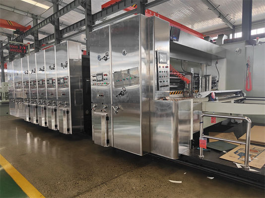 Stampa automatica e macchina da taglio per la stampa di scatole di cartone ondulato