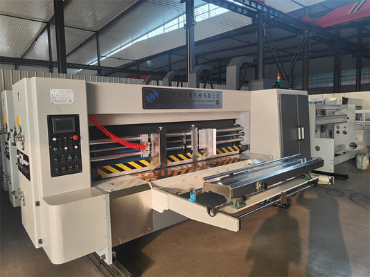 Voltaggio 380 Macchina automatica per la fabbricazione di scatole di cartone con motore di flexo / funzione di stampa