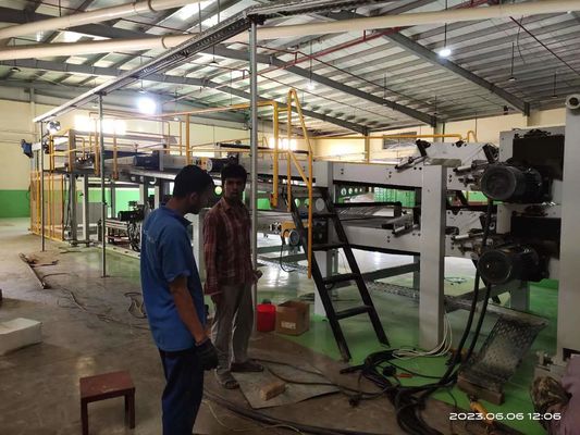 3 Ply cartone ondulato attrezzature di produzione di cartone linea di produzione in buono per 4500 KG