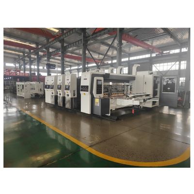 Long Life Service Flexo Machine per la stampa e il taglio a stampo di scatole di frutta a 200pcs/min