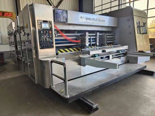 Long Life Automatic Carton Pizza Paper Box Making Machine per cartone ondulato