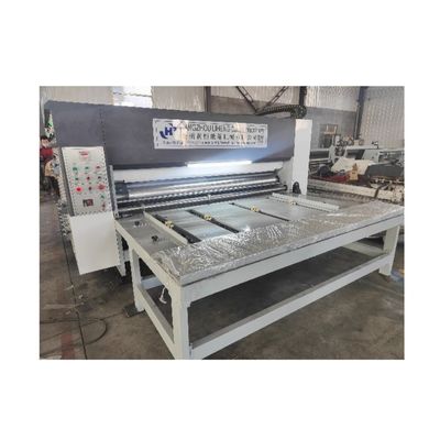 Macchina di stampa a catena AC380V a cartone ondulato a 4 colori con slotter e creaser