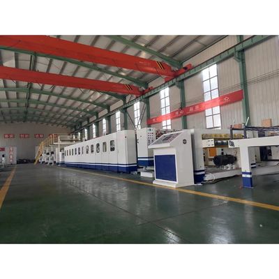 Alta precisione ± 1 mm Taglio automatico 5 7 Ply Cartone di carta Casella Corrugation Making Machinery