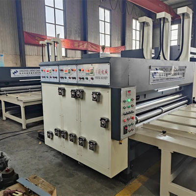 220V tensione semiautomatica casella ondulata macchina di produzione con lunga durata di vita