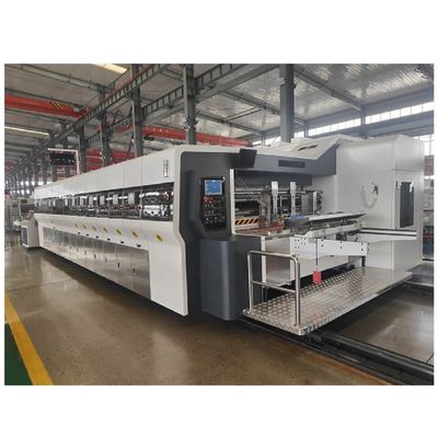 1800 KG Stampa automatica a 4 colori Flexo Slotter And Die Cutter
