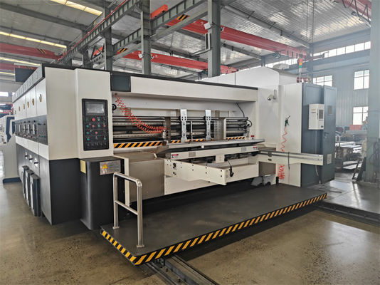 1800 KG Stampa automatica a 4 colori Flexo Slotter And Die Cutter