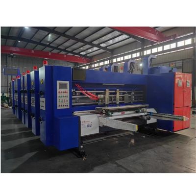 Nuovamente rilasciata Macchina di stampa flessibile a taglio a fuso completamente automatica a cartone ondulato