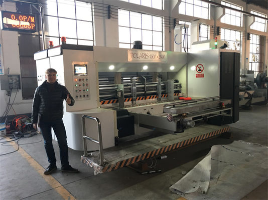 Nuovamente rilasciata Macchina di stampa flessibile a taglio a fuso completamente automatica a cartone ondulato