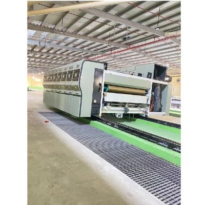 380V alta velocità cartone ondulato scatola di cartone inchiostro ad acqua di stampa slot di taglio a stampo 2 3 4 5 6 Color Flexo macchina di stampa