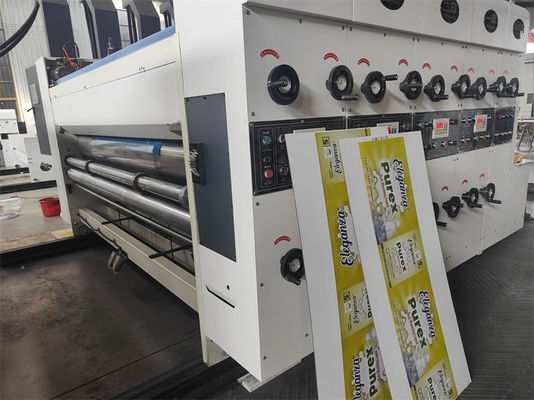 380V alta velocità cartone ondulato scatola di cartone inchiostro ad acqua di stampa slot di taglio a stampo 2 3 4 5 6 Color Flexo macchina di stampa
