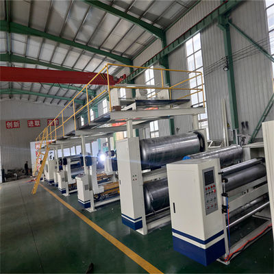 380V 3/5/7/Plys Automatic Corrugated Corrugation Cardboard Plant Linea di produzione