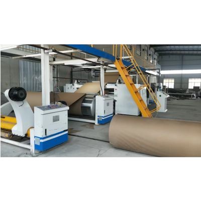 380V 3/5/7/Plys Automatic Corrugated Corrugation Cardboard Plant Linea di produzione