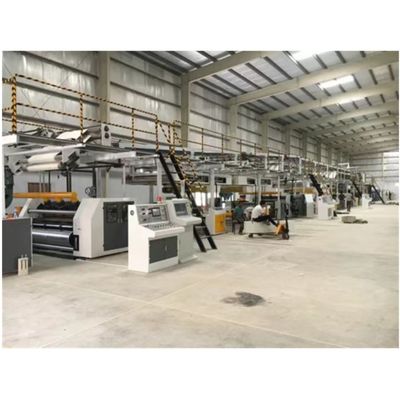 380V 3/5/7/Plys Automatic Corrugated Corrugation Cardboard Plant Linea di produzione